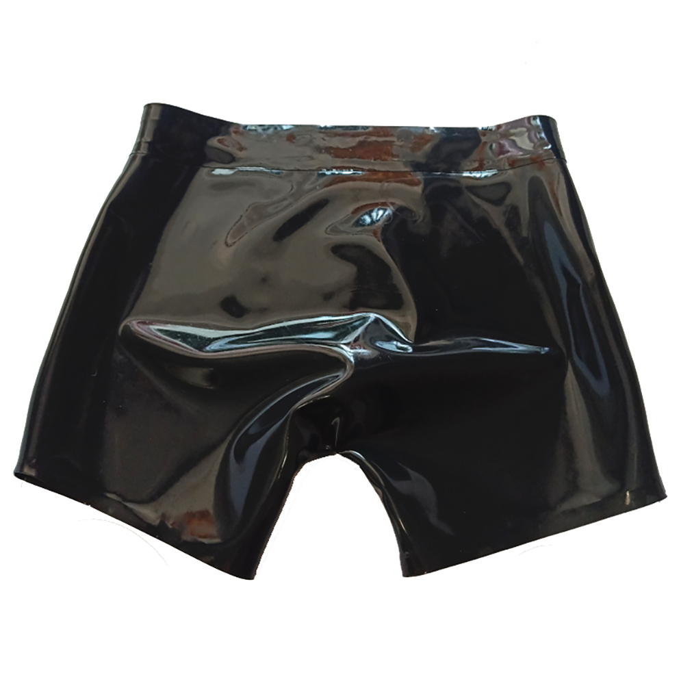 Sexy Black Latex Men Shorts Ru - Boyshort Underwear recension och pris