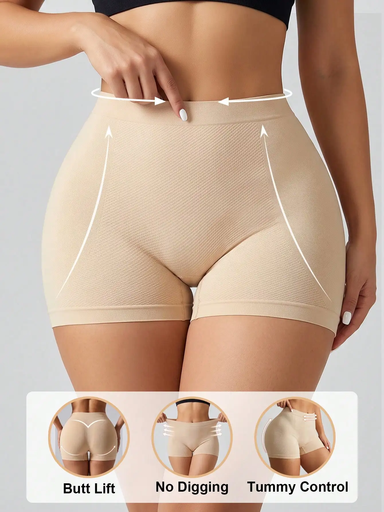 Women's Seamless Body Shaper P - Boyshort Underwear recension och pris